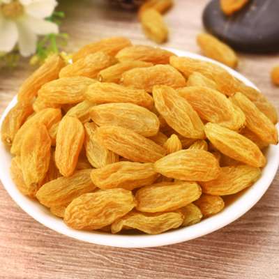 Hot sale Grade AAA  organic yellow raisin chinese  dry fruits yellow dried raisin